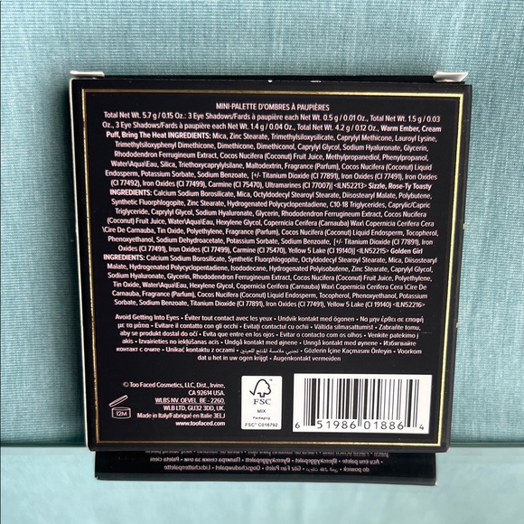 Too Faced Born This Way Eyeshadow Palette - Warm Ember Nudes - Picture 2 of 4